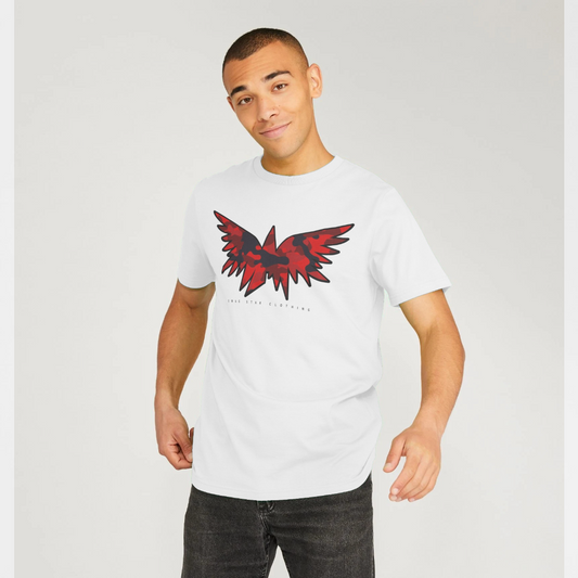 Red Camouflage Wing - T shirt